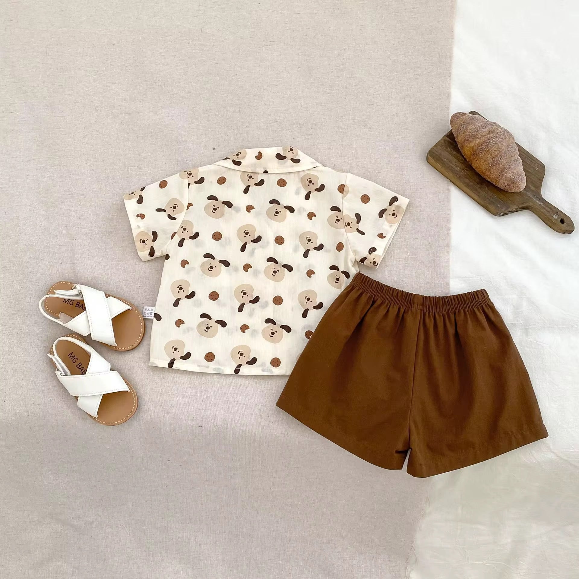 Cute Pup Print Outfit