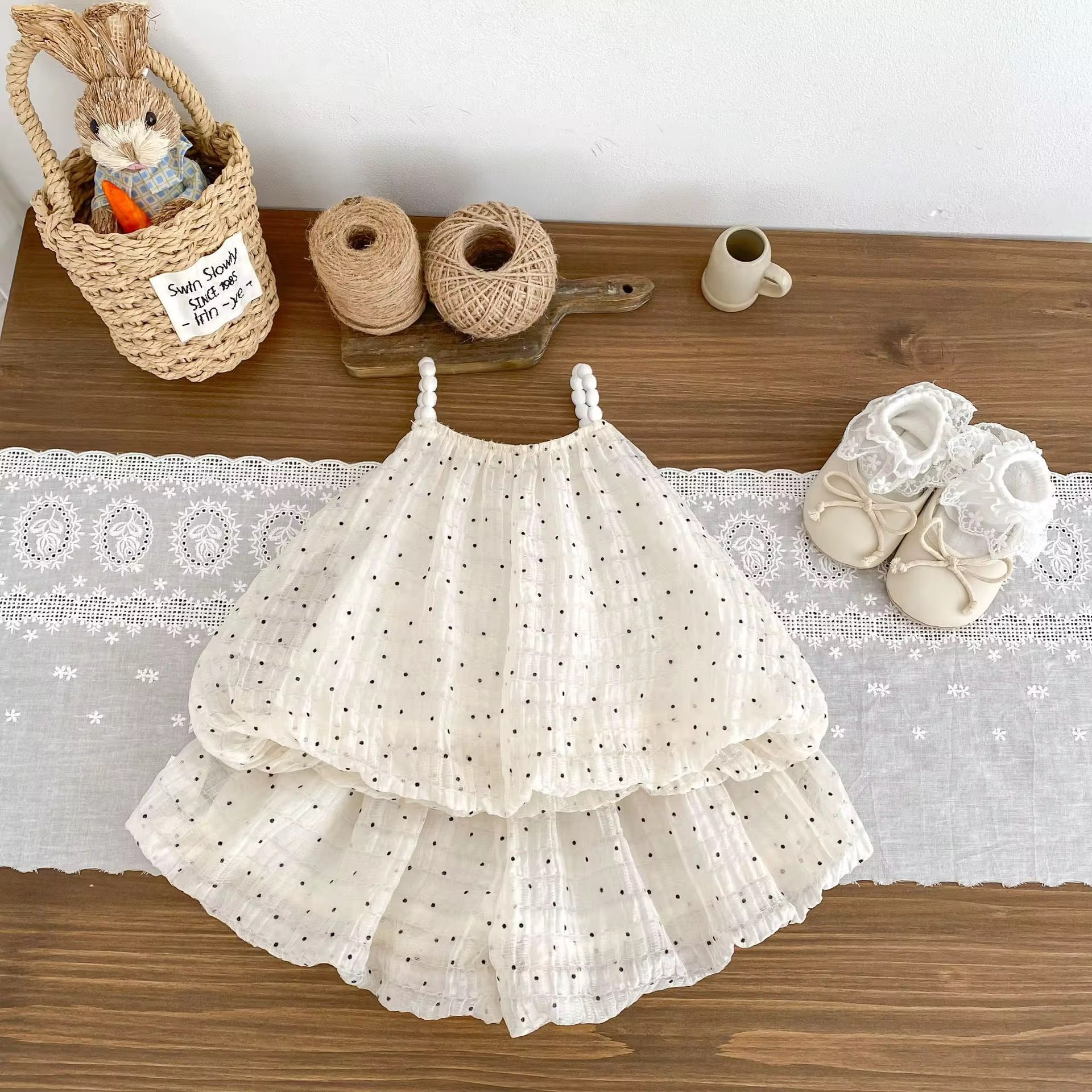 Polka Pearl Two-Piece Set