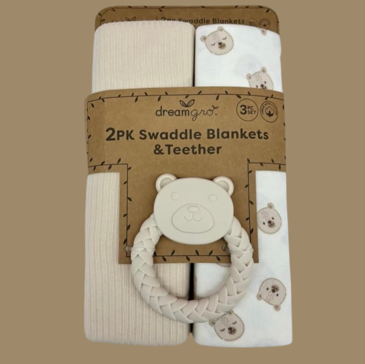 Swaddle Blankets & Teether