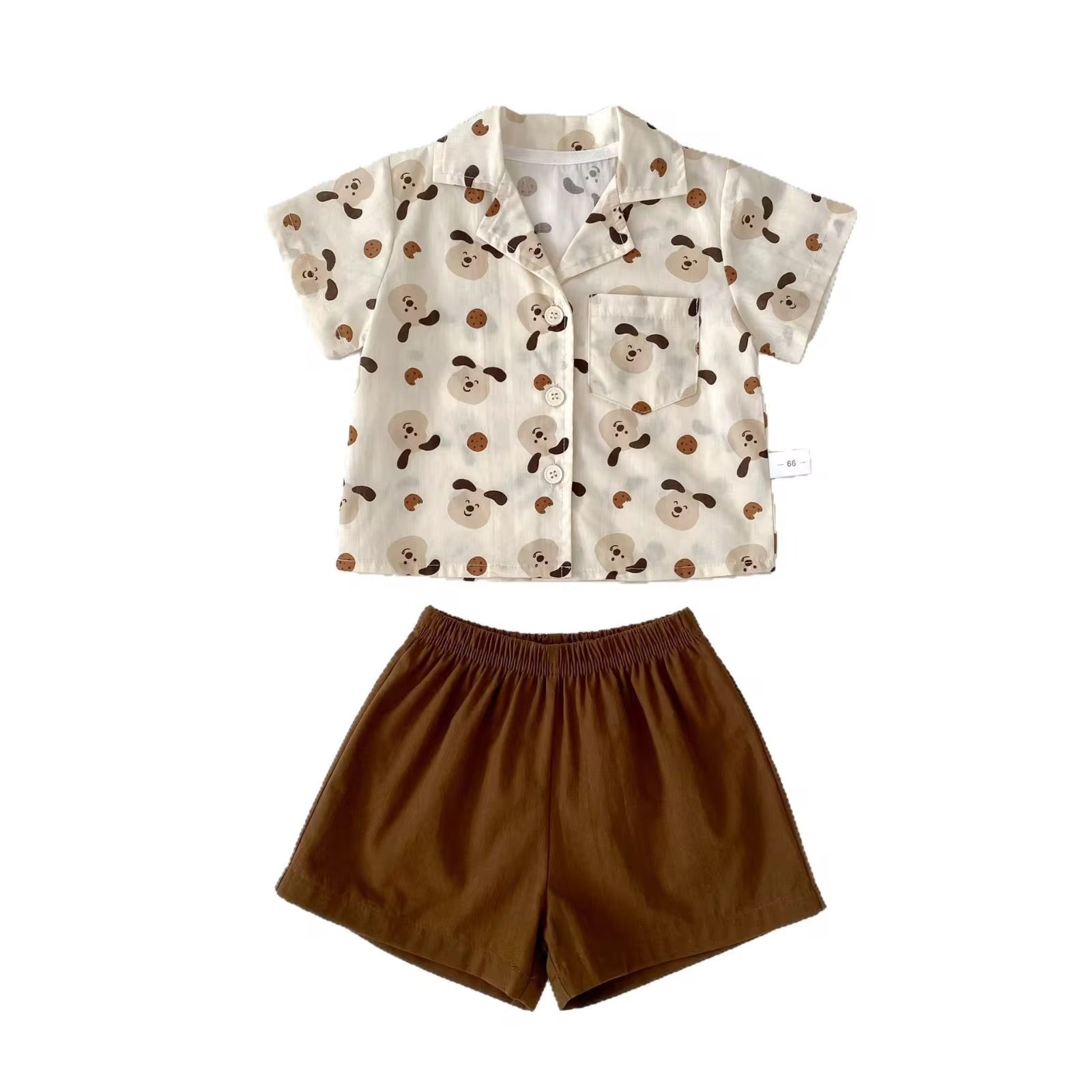 Cute Pup Print Outfit