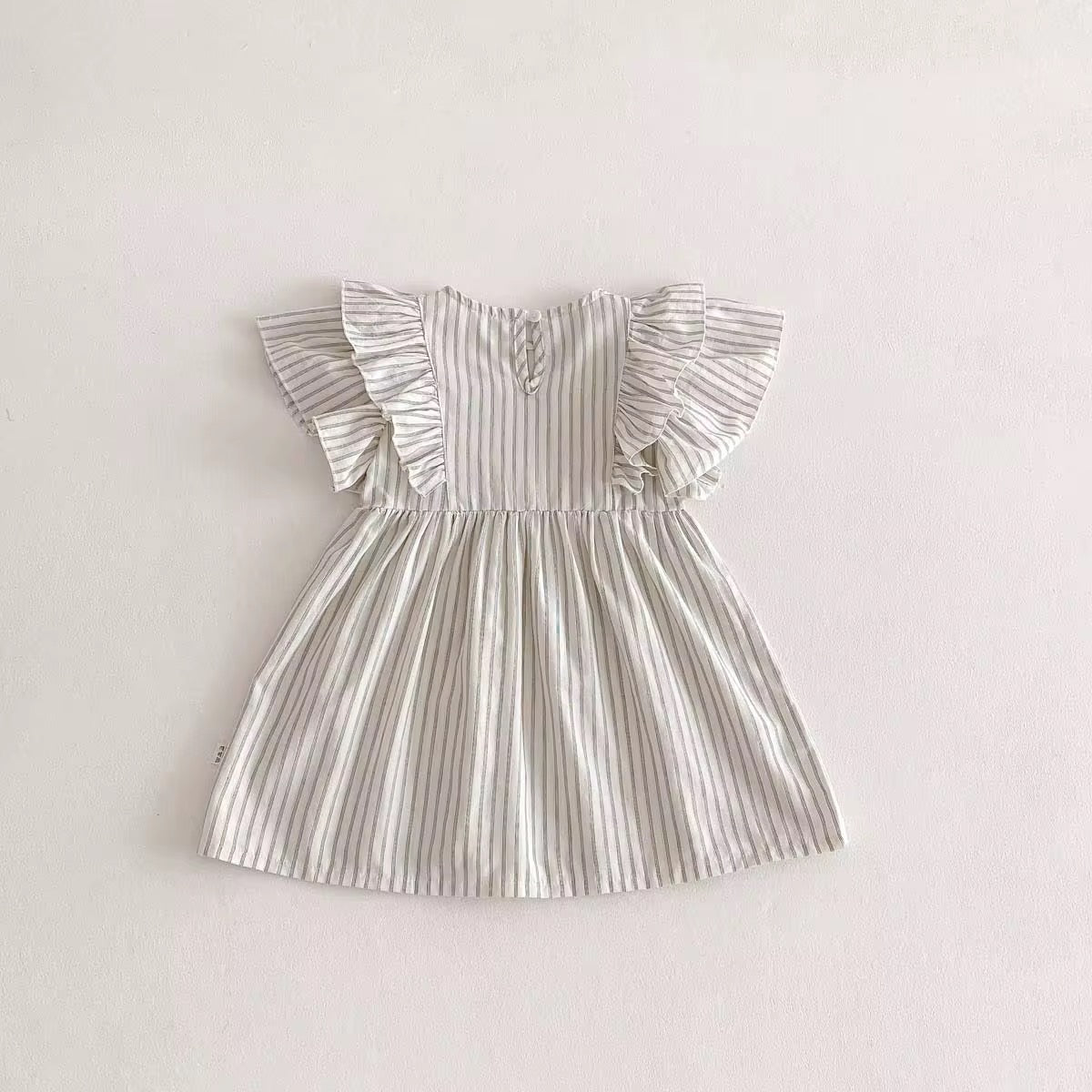 Little Bow Striped Dress