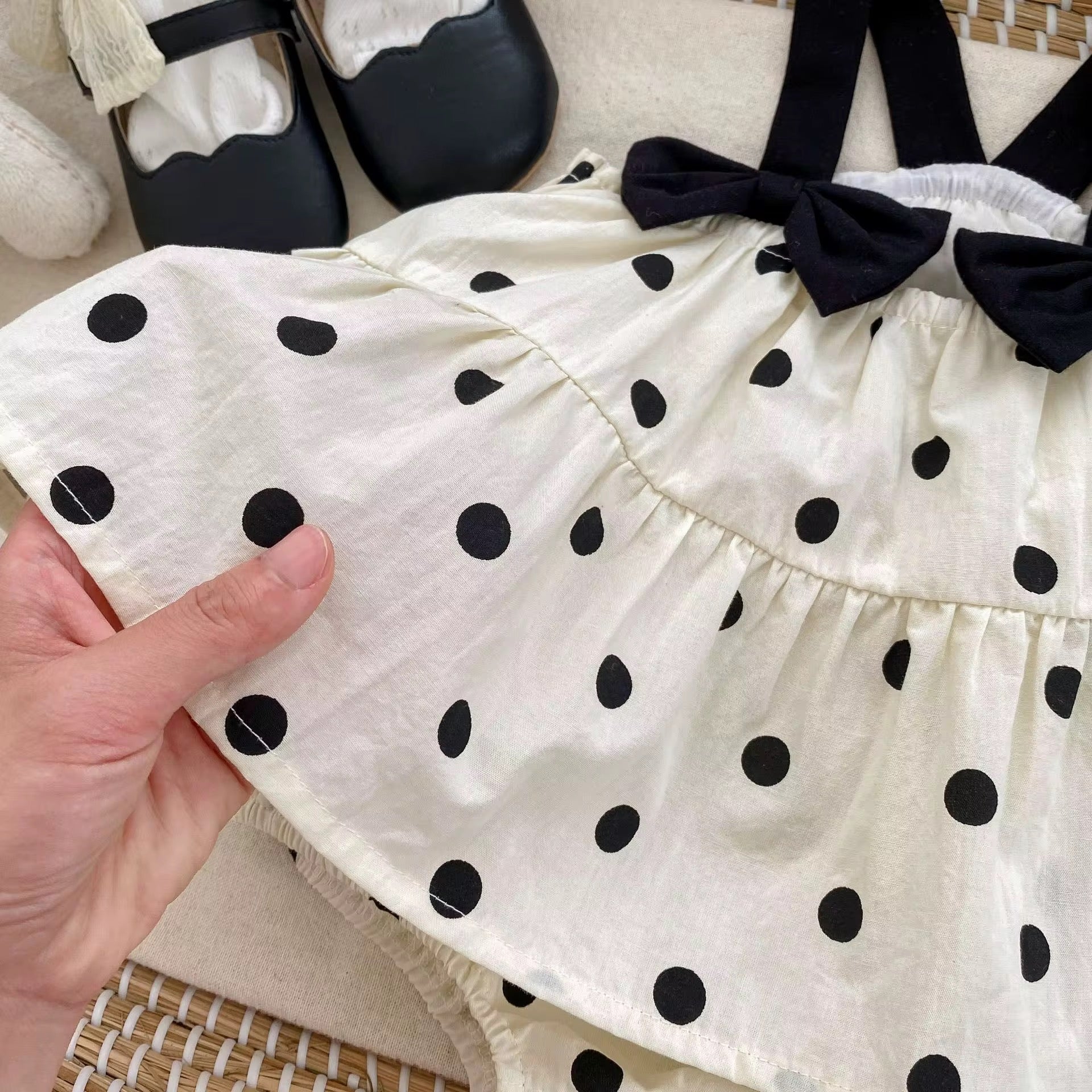 Dotty Bow Dress