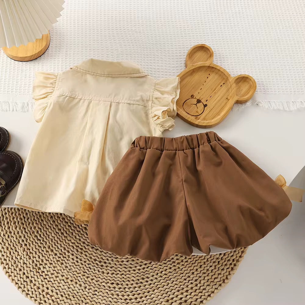 Bow Charm Two-Piece Set
