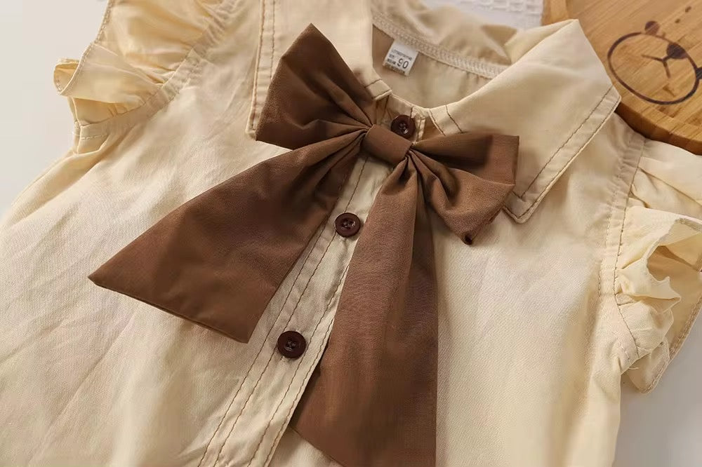 Bow Charm Two-Piece Set