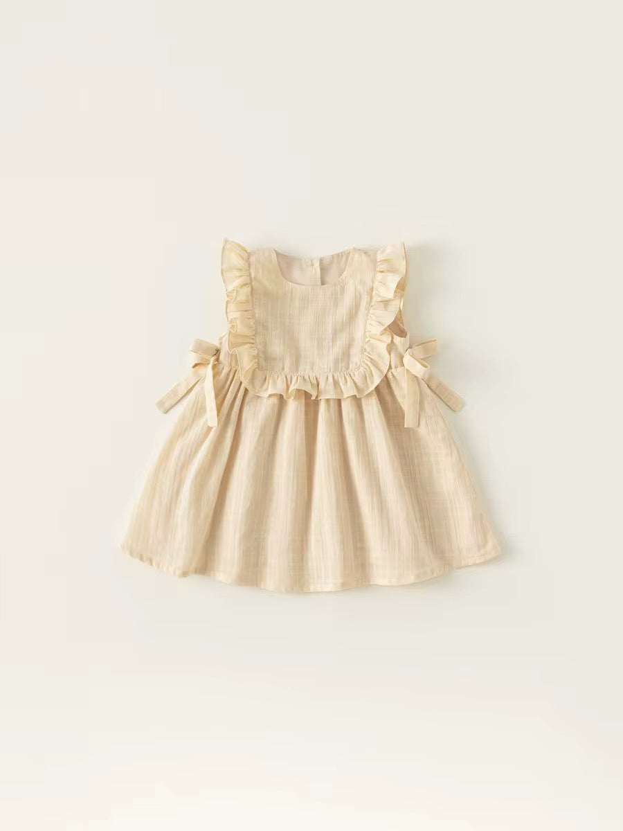 Golden Ruffle Dress
