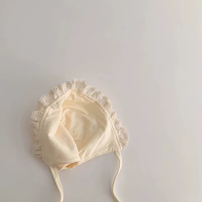 Blossom Lace Baby Bonnet