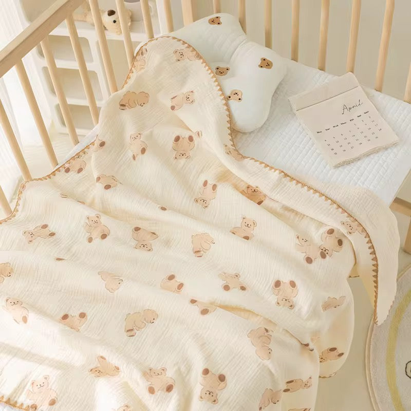 Cozy Bear Baby Blanket