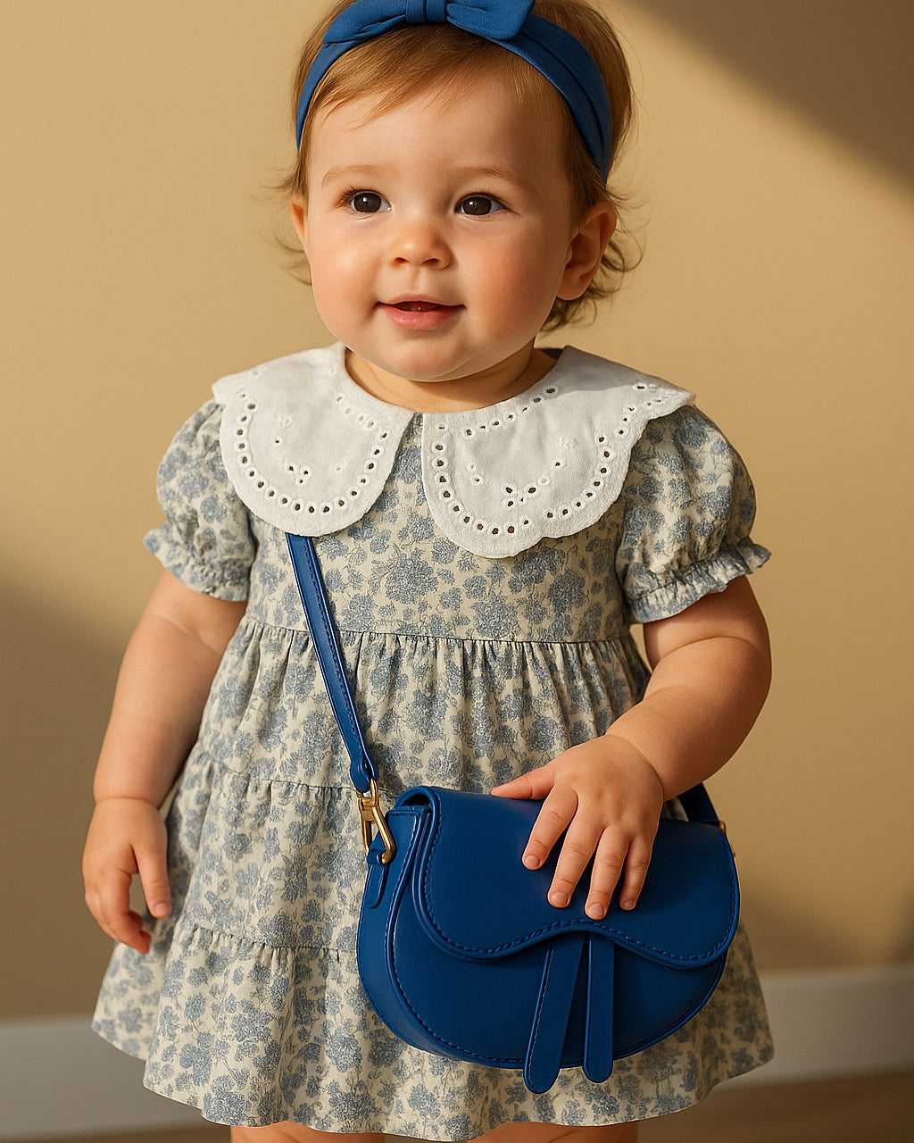 Blue Garden Party Dress