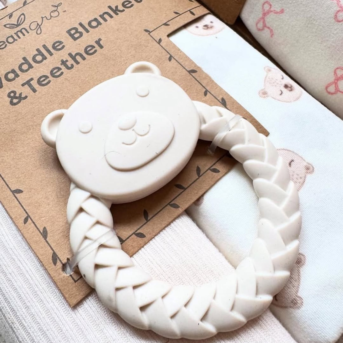 Swaddle Blankets & Teether