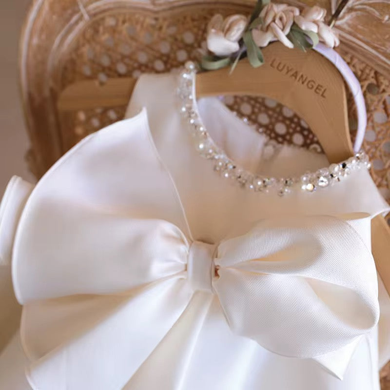 Pearl Elegance Baby Dress