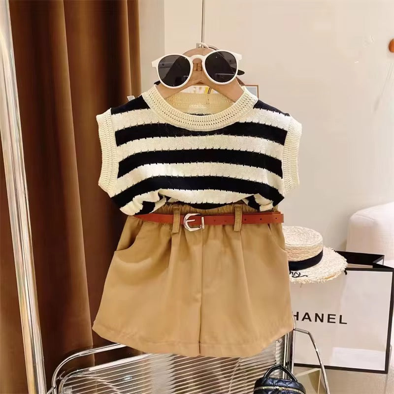 Parisian Style Two-Piece Outfit
