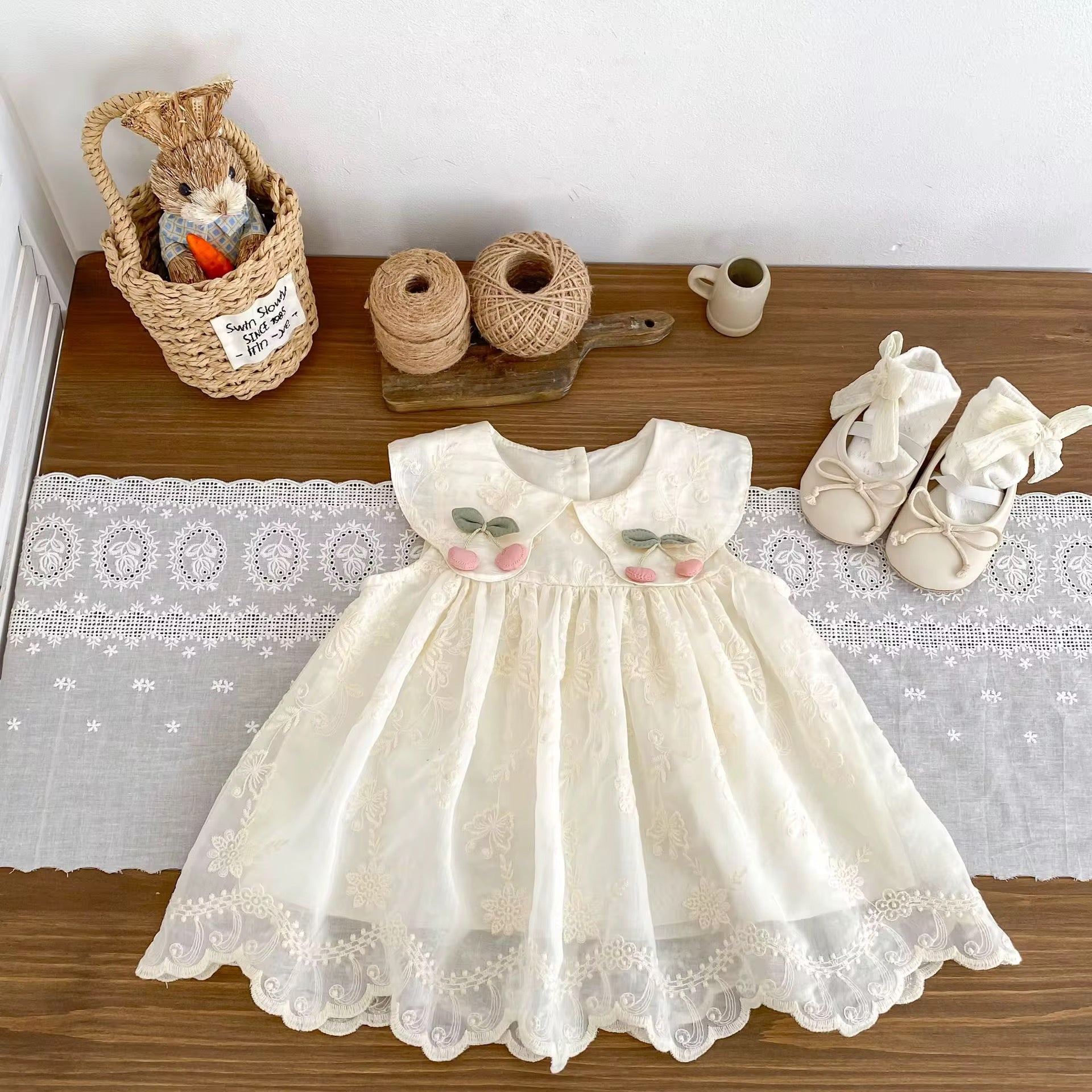 Cherry Blossom Lace Dress