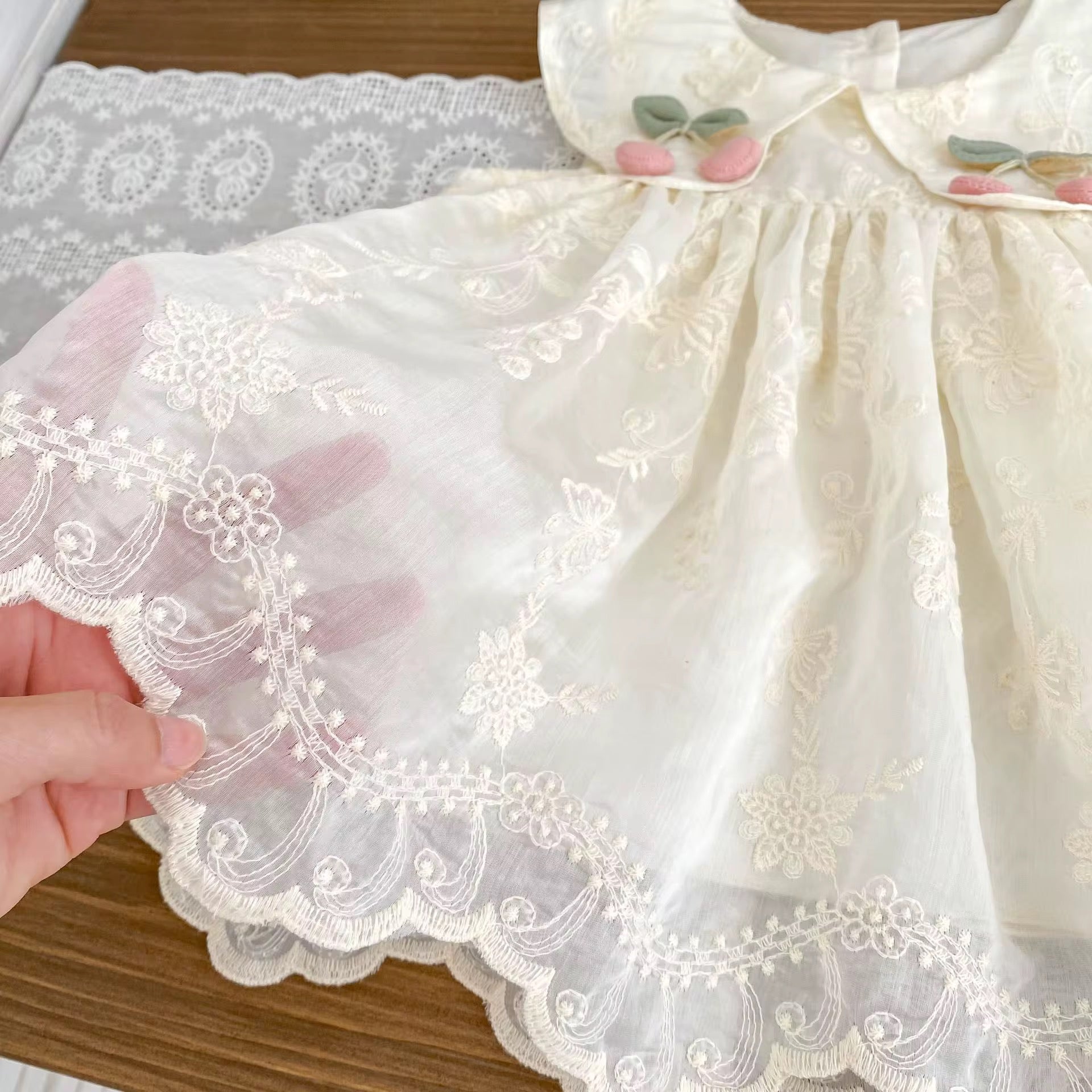 Cherry Blossom Lace Dress