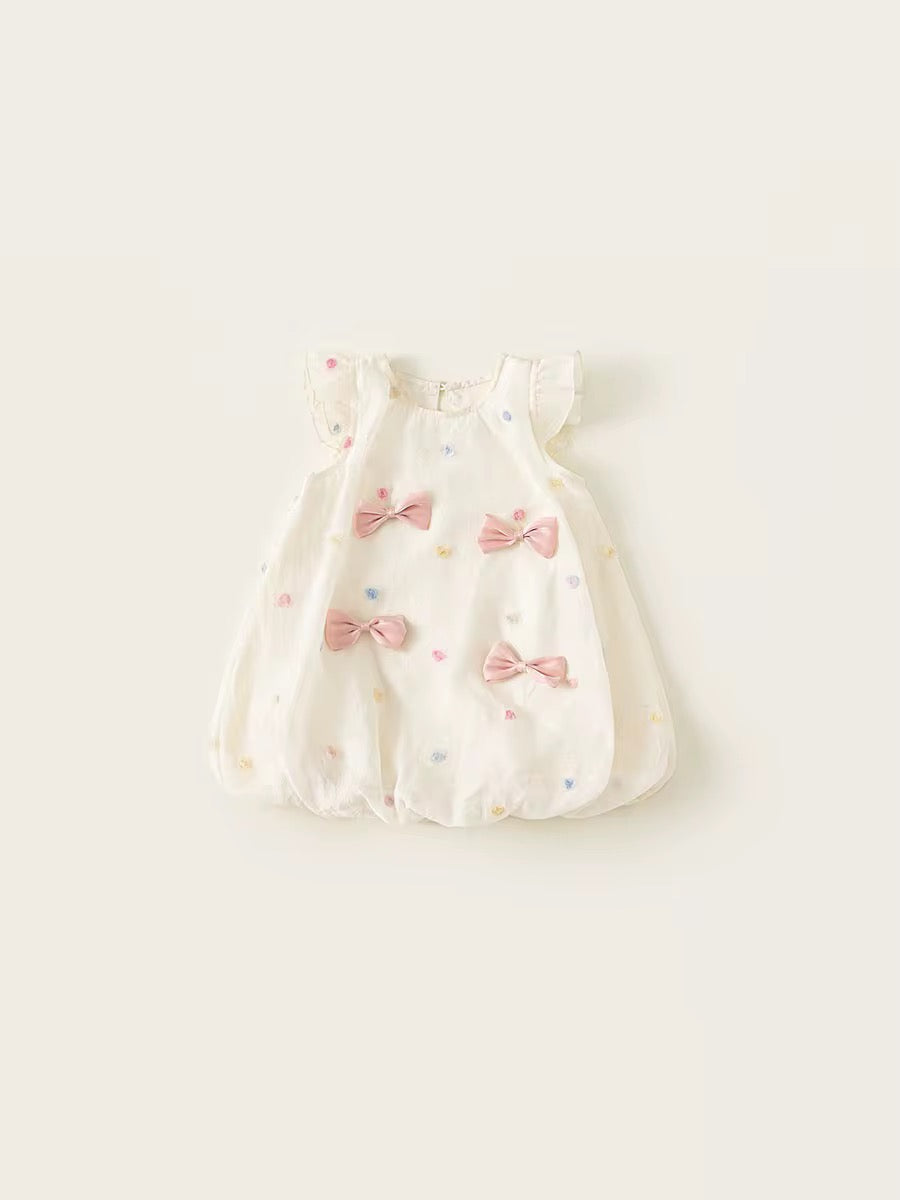 Pink Bow Blossom Dress