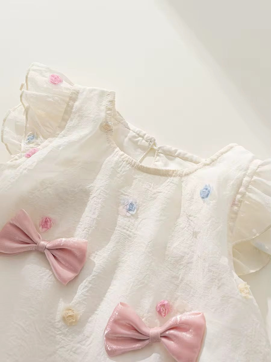 Pink Bow Blossom Dress