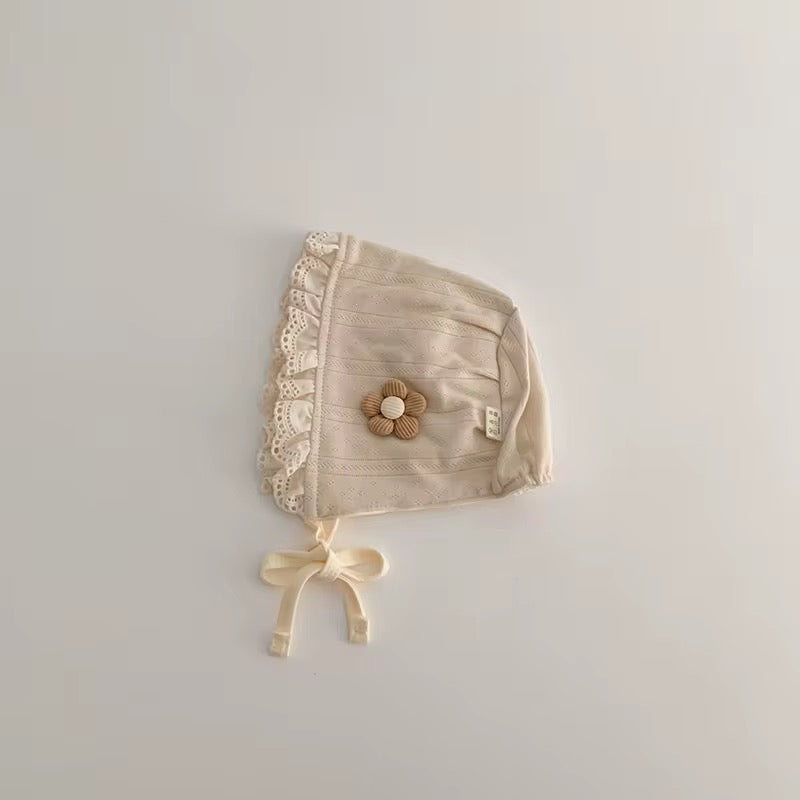 Blossom Lace Baby Bonnet